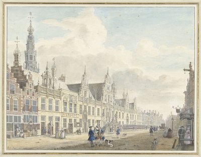 Das Rathaus von Leiden von Jan de Beijer