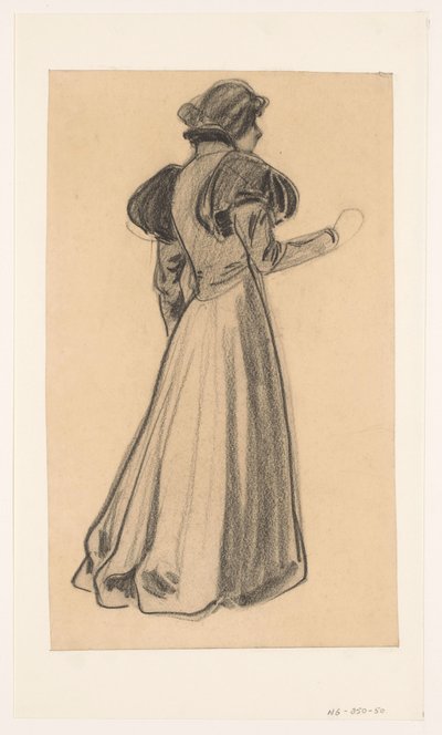 Stehende Frau von Jan de Waardt