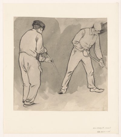 Zwei Arbeiter von Jan de Waardt
