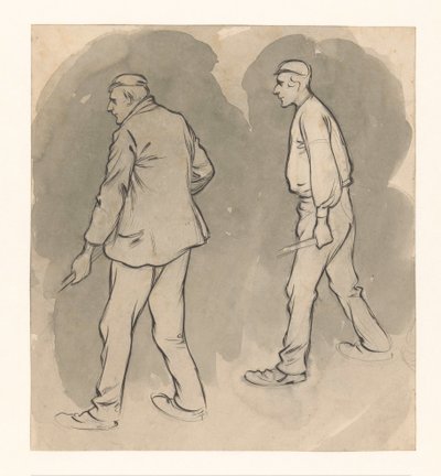 Zwei Arbeiter von Jan de Waardt