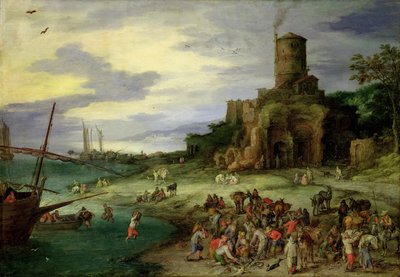 Fischer am Ufer von Jan the Elder Brueghel