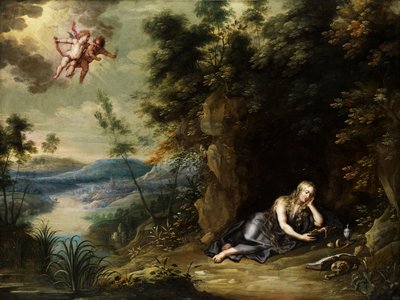 Maria Magdalena als Einsiedlerin von Jan van Balen