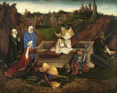 Die drei Marien am Grabe Christi von Jan van Eyck