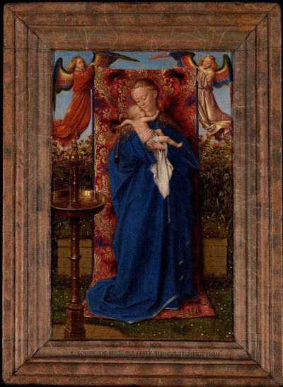 Madonna und Kind am Brunnen von Jan van Eyck