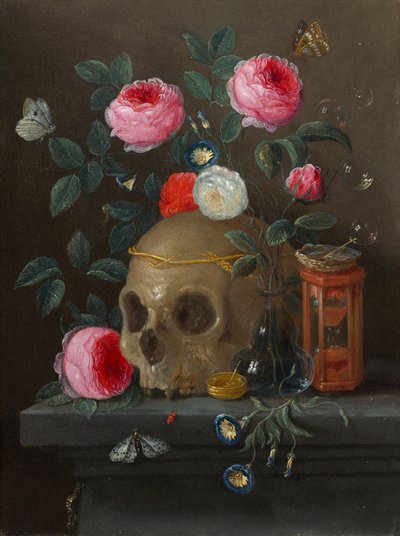 Vanitas Stillleben, ca. 1665-1670 von Jan van Kessel