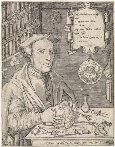 Porträt von Gemma Frisius von Jan van Stalburch