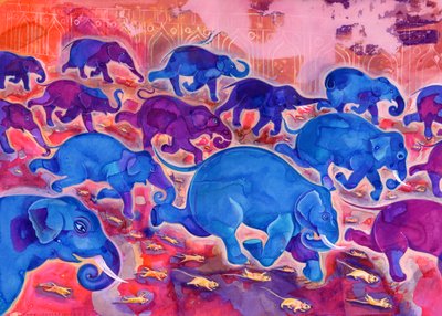 Elefanten von Jane Tattersfield