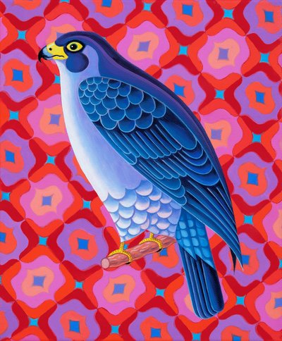 Wanderfalke, 2023 von Jane Tattersfield
