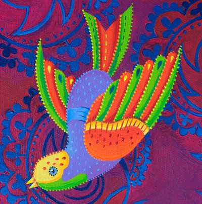 Gelbköpfiger Vogel von Jane Tattersfield