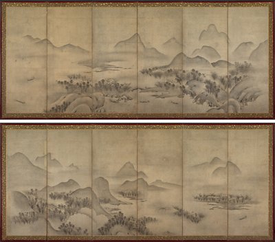 Mondscheinlandschaft von Japan, Muromachi period