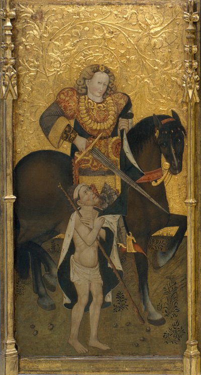 Heiliger Martin teilt seinen Mantel von Jaume Ferrer
