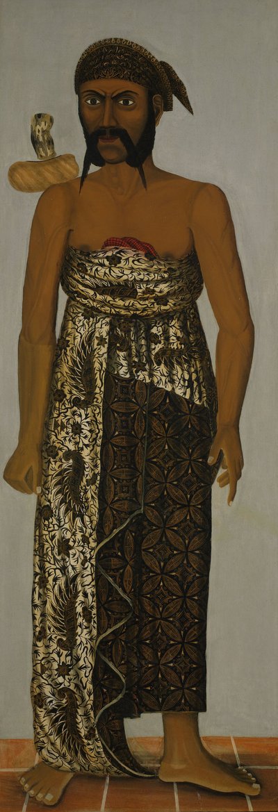 Javanischer Hofbeamter, ca. 1820-70 von Javanese School