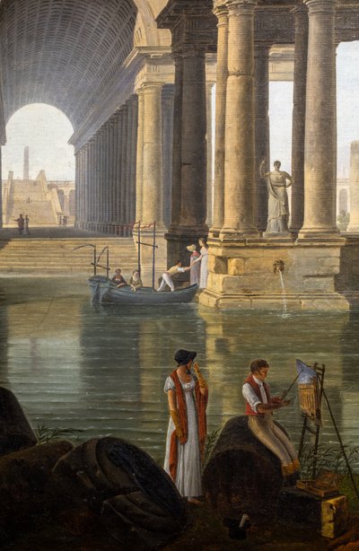 Ruinen eines antiken Bades von Jean Baptiste Berlot