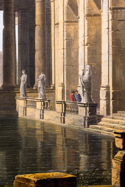 Ruinen eines antiken Bades von Jean Baptiste Berlot
