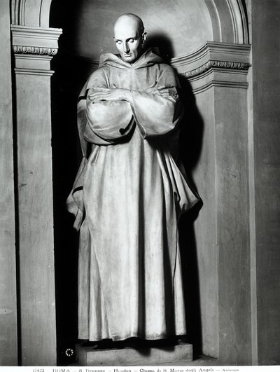 Heiliger Bruno von Köln (Marmor) von Jean Antoine Houdon