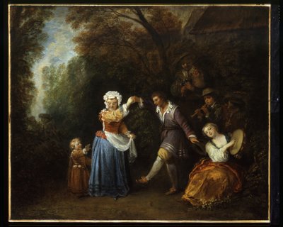 Der Bauerntanz von Jean Antoine Watteau