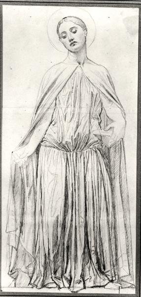 St. Adelheid, 1842 von Jean Auguste Dominique Ingres