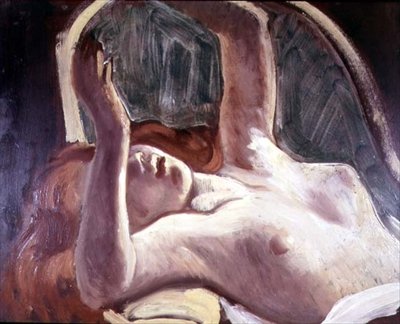 Nackte Frau liegend von Jean Baltus