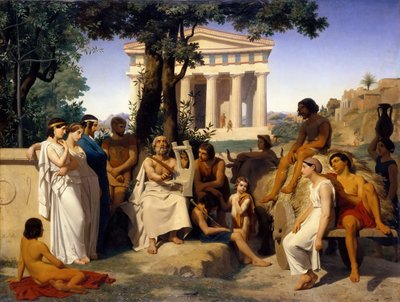 Homer von Jean Baptiste Auguste Leloir