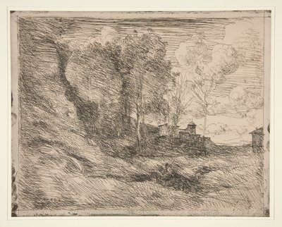 Erinnerung an D von Jean Baptiste Camille Corot