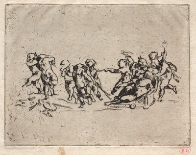 Bacchanal mit Kindern und Wagen von Jean Baptiste Carpeaux
