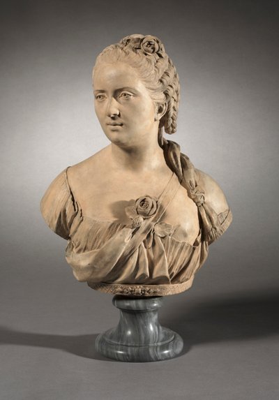 Porträt einer Frau, 1759 von Jean Baptiste Defernex