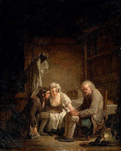 Blinder Mann getäuscht, um 1755 von Jean Baptiste Greuze