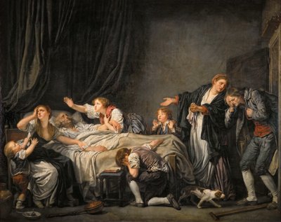 Der Fluch des Vaters: Der Sohn bestraft von Jean Baptiste Greuze