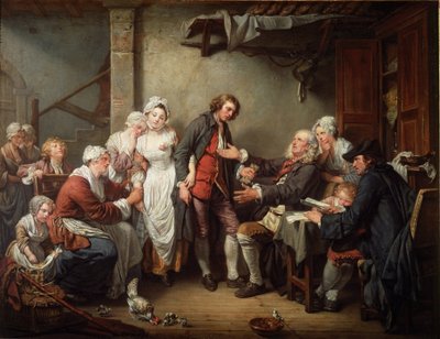 Das Dorfabkommen von Jean Baptiste Greuze