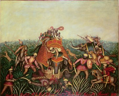 Tigerjagd, 1892 von Jean Baptiste Guiraud