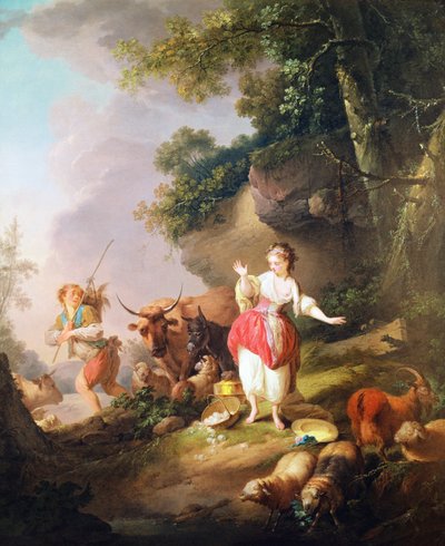 Die zerbrochenen Eier von Jean Baptiste Huet