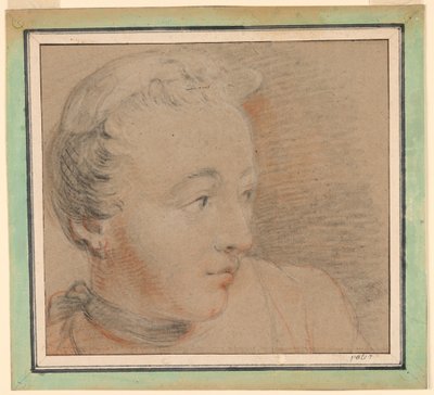 Porträt einer Frau von Jean Baptiste Joseph Pater