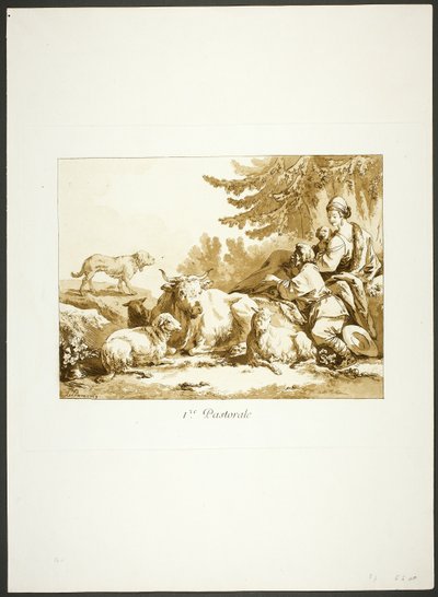 Erste Pastorale von Jean Baptiste Le Prince