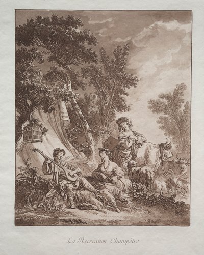Ländliche Erholung, 1769 von Jean Baptiste Le Prince