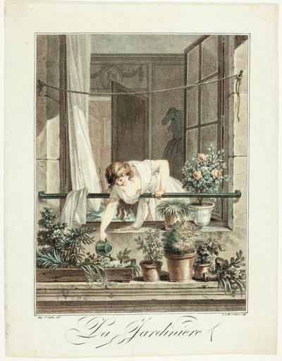 Die Gärtnerin von Jean Baptiste Moret