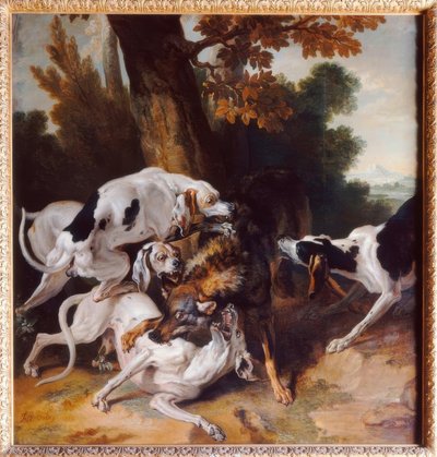 J.-B. Oudry, Wolfsjagd von Jean Baptiste Oudry