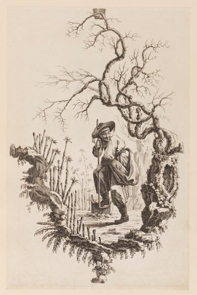Figur und Ast von Jean Baptiste Pillement