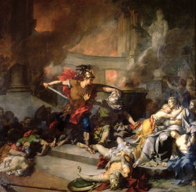 Der Tod des Priamos, 1785 von Jean Baptiste Regnault