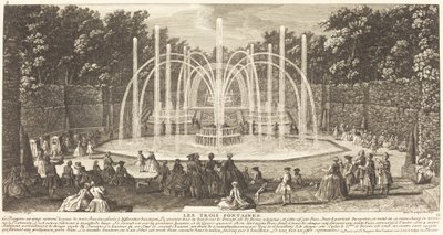 Die drei Brunnen von Jean Baptiste Rigaud