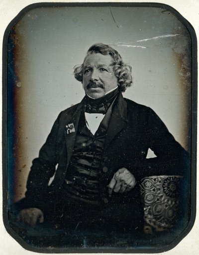 Louis Jacques Mandé Daguerre von Jean Baptiste Sabatier Blot