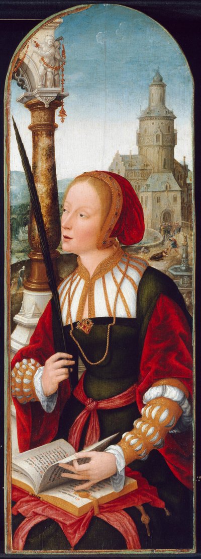 Heilige Barbara von Jean Bellegambe