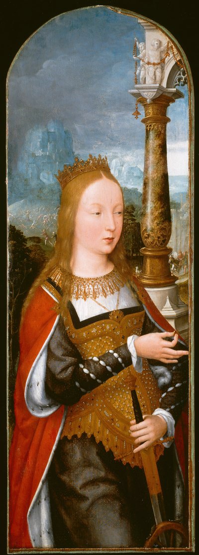 Heilige Katharina, ca. 1520 von Jean Bellegambe