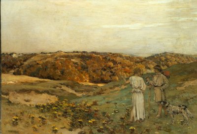 Tobias und der Engel, 1878 von Jean Charles Cazin