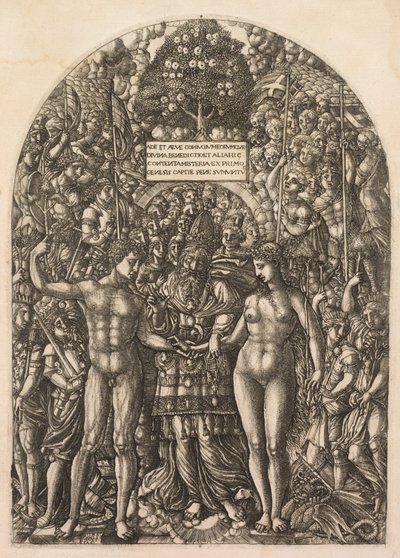 Die Hochzeit von Adam und Eva von Jean Duvet