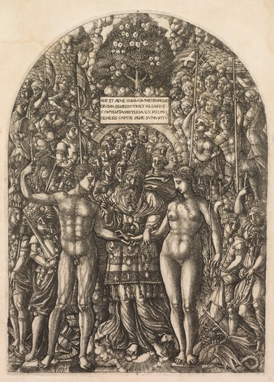 Hochzeit von Adam und Eva, 1555 von Jean Duvet