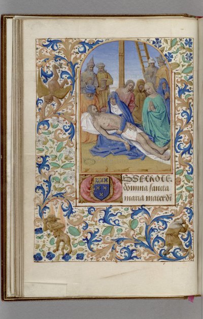 Pietà Stundenbuch von Jean Fouquet