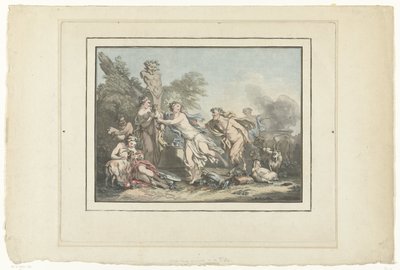 Hirtinnen und Satyrn von Jean Francois Janinet