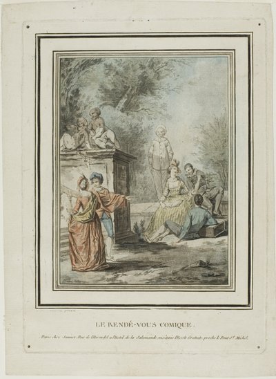 Das komische Rendezvous von Jean Francois Janinet