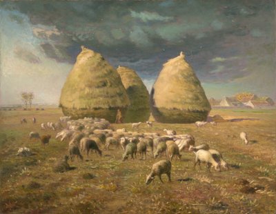 Heuhaufen: Herbst, ca. 1874 von Jean Francois Millet