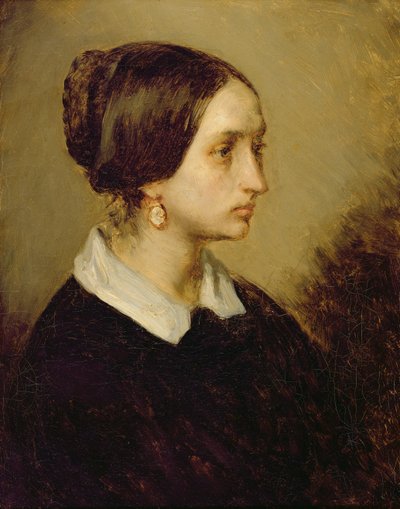 Porträt von Madame Ono, 1844 von Jean Francois Millet